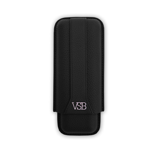 VSB London Two Finger Leather Cigar Case